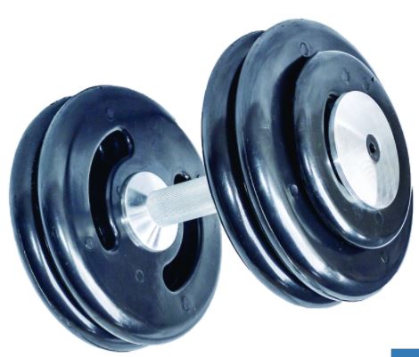 Dumbbell Injetado Com Pegada Em Alumínio - 6kg a 50kg 